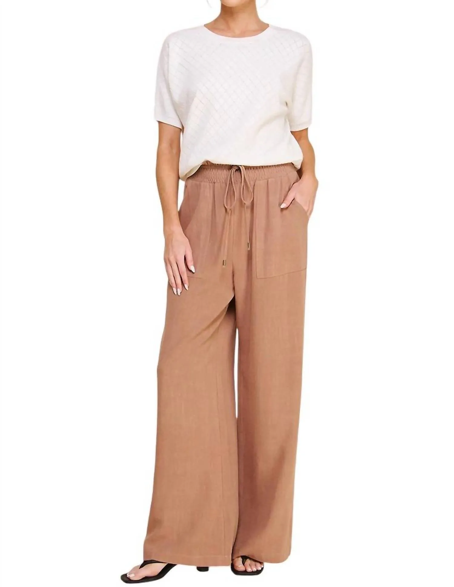 Allie Rose - LINEN PANT
