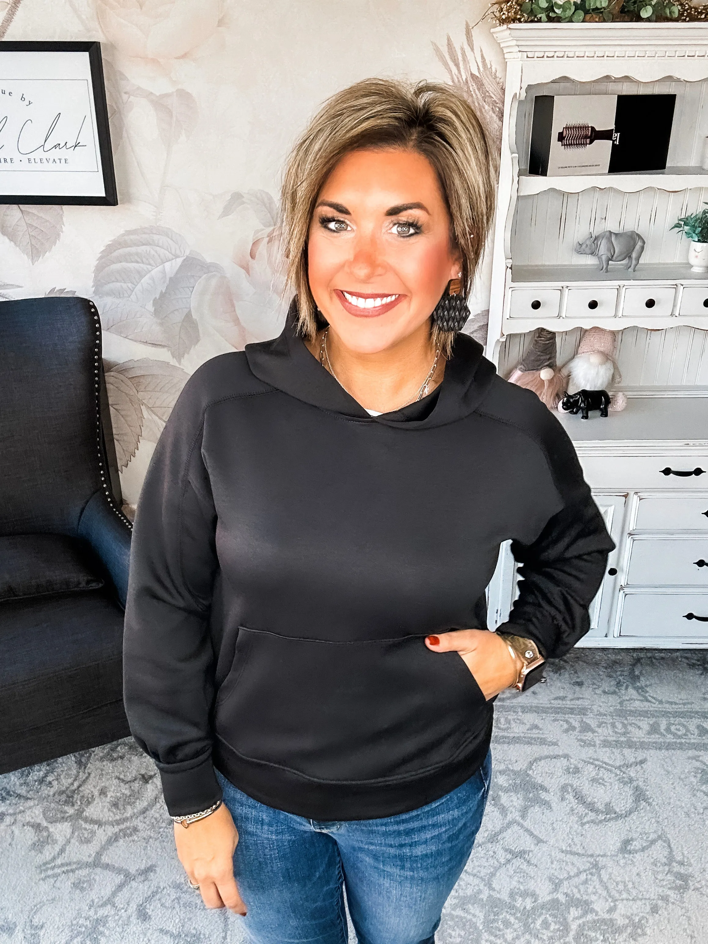 Charmed On The Weekend Hoodie - Black