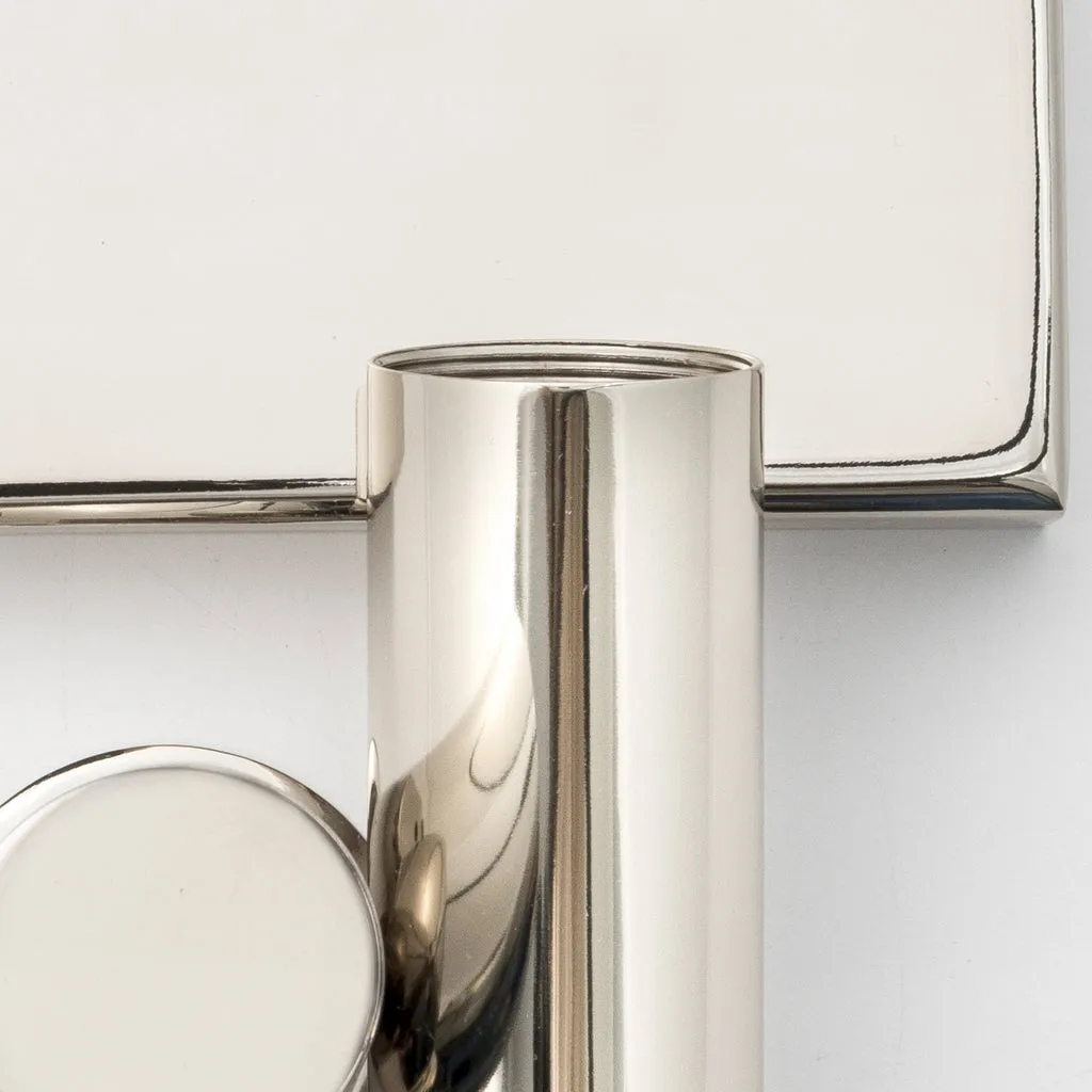 Chimes 1 Light Polished Nickel Sconce