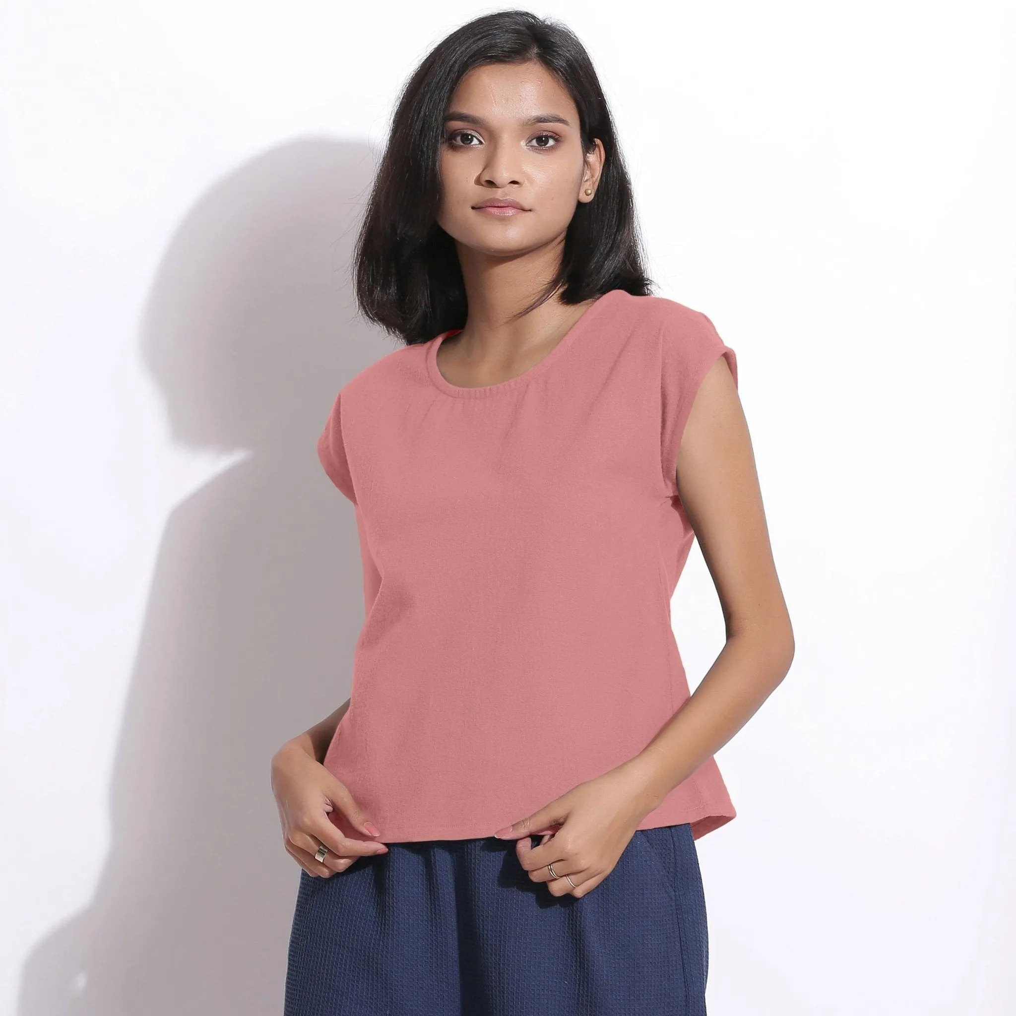 English Rose Warm Cotton Flannel Essential Top