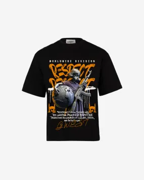 G-WEST UNSEEN BATTLE OVERSIZED TEE GWROJMT191