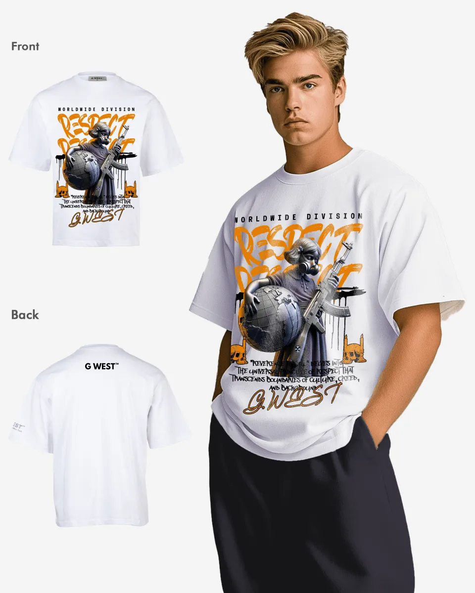 G-WEST UNSEEN BATTLE OVERSIZED TEE GWROJMT191