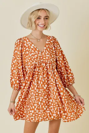 Geo Mini Dress