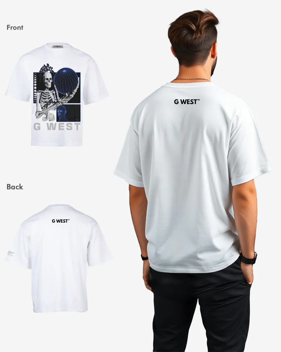 GWEST TEE Flaming Fate Oversized GWROJMT2