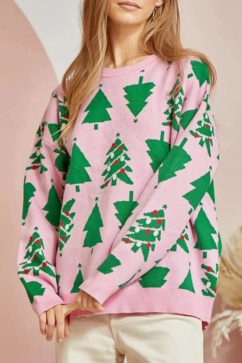 HTS1305 Festive Christmas Tree Sweater
