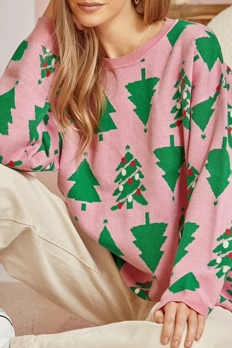 HTS1305 Festive Christmas Tree Sweater