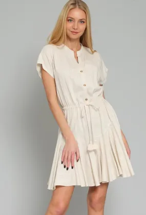 Lisbon Button Down Mini Dress