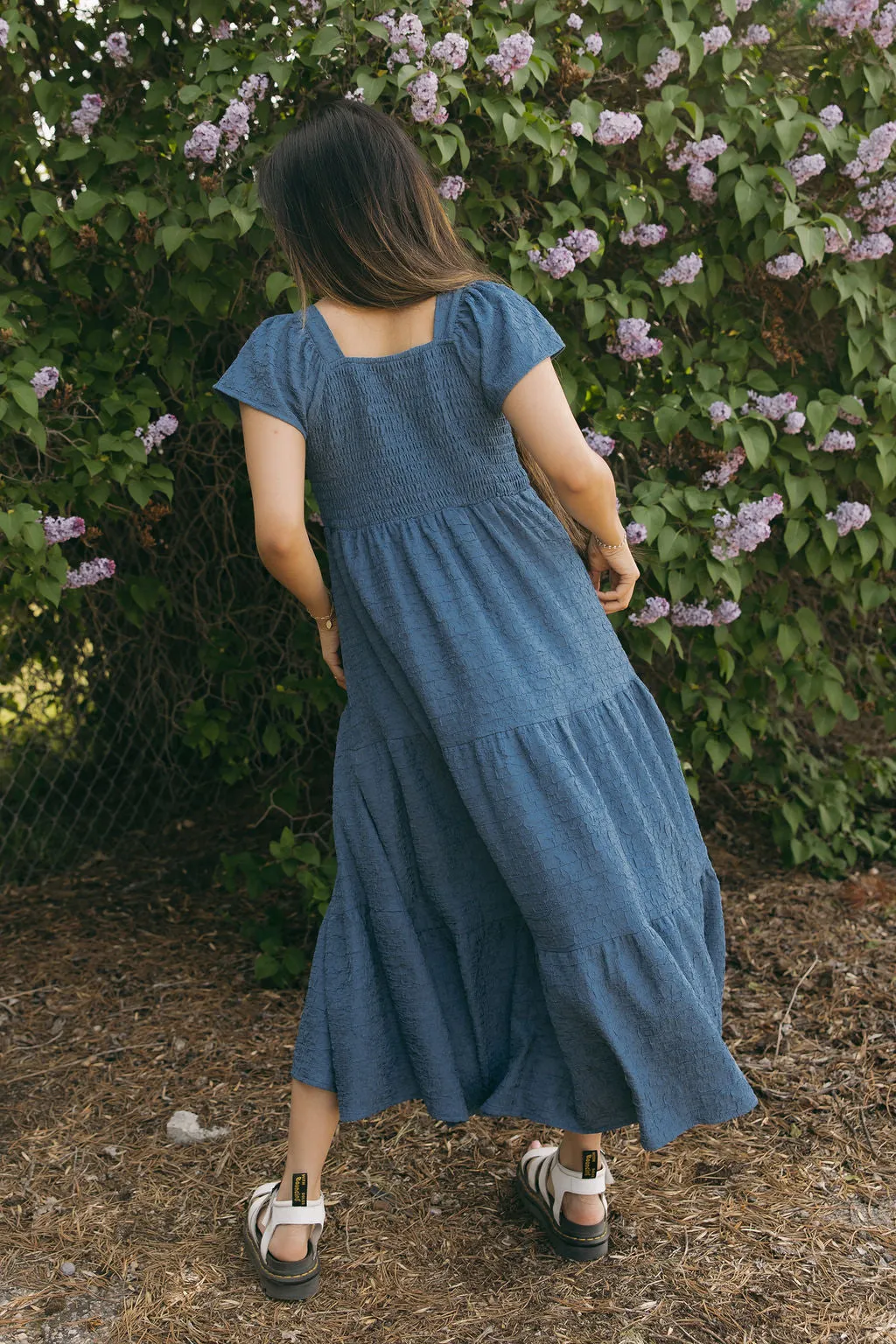 Mariana Dress-Navy