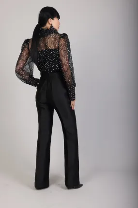 Polka dot Tull blouse