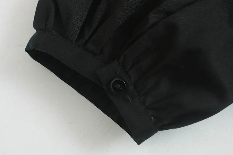 POPLIN BLOUSE WITH BOW