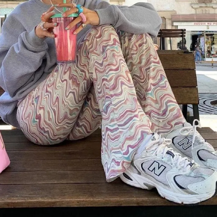 TIE DYE PRINT PANTS & TOP