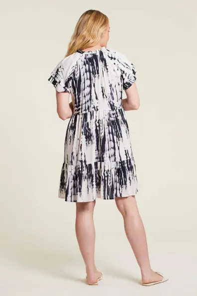 TR1406o S/S Tired Dress W/Ties